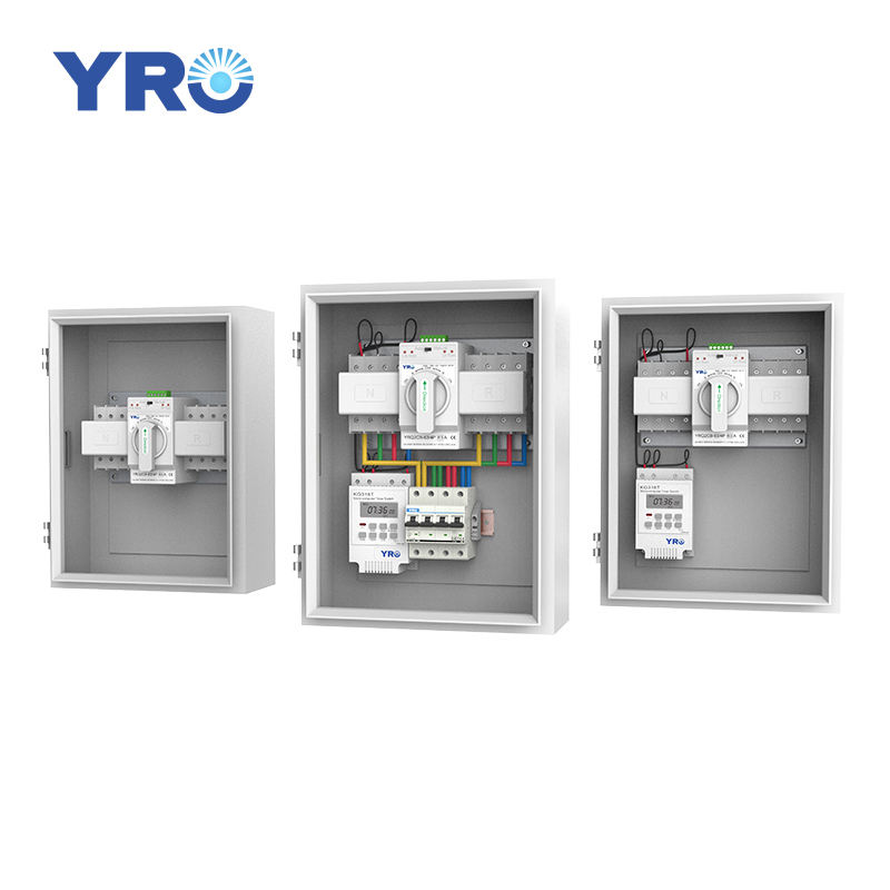 Dual Power Transfer Switch PV Combiner Box YRQ2CB-634PTC 